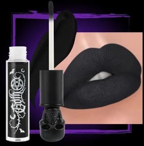 Labial GOTH BLACK MATE